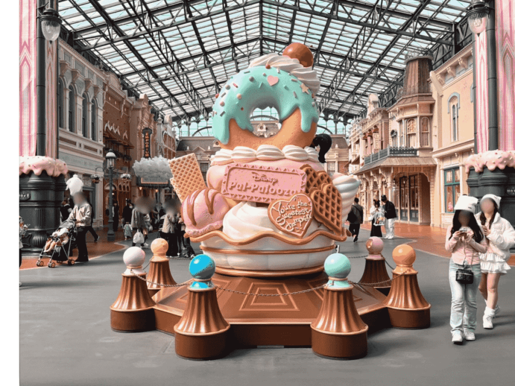 ワールドバザール　パルパルーザ　ヴァネロペ　モニュメントの裏側