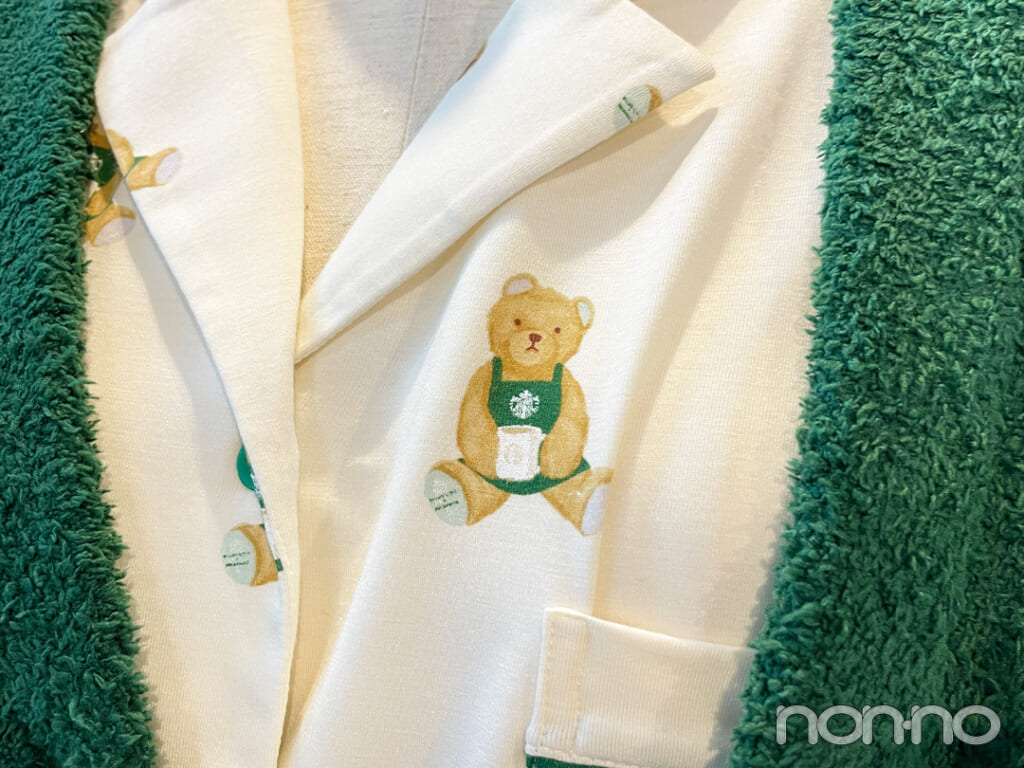 『gelato pique ベア柄カットソーシャツ アイボリー』￥9900アップ