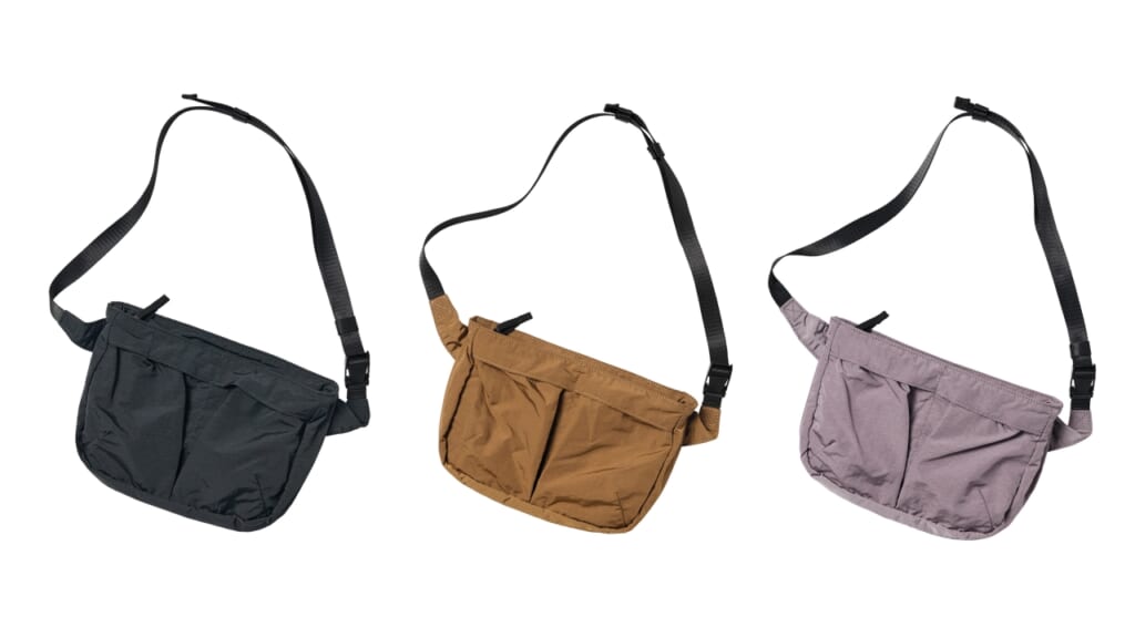 ユニクロユーのパッカブルクロスボディバッグ3色