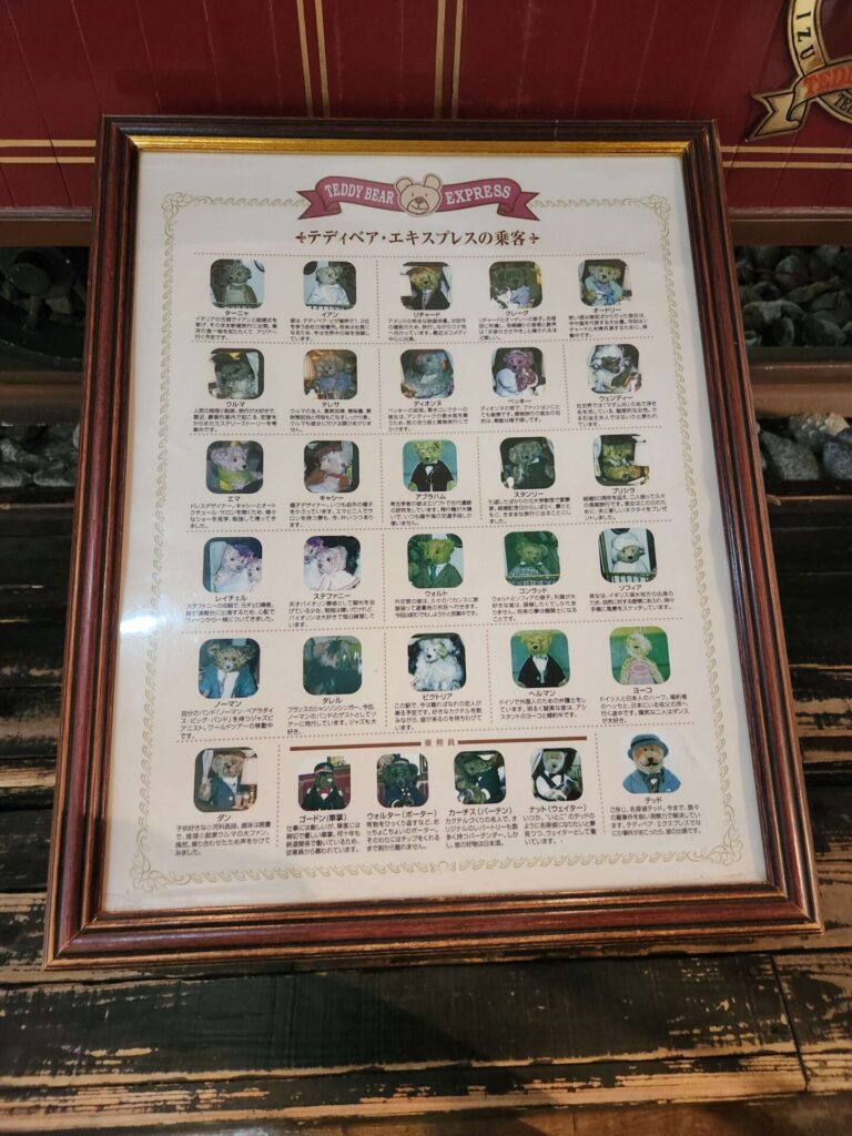 伊豆テディベアミュージアム テディベアエキスプレスの乗客