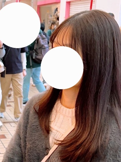 オリーブグレージュ 色落ち 写真 正面