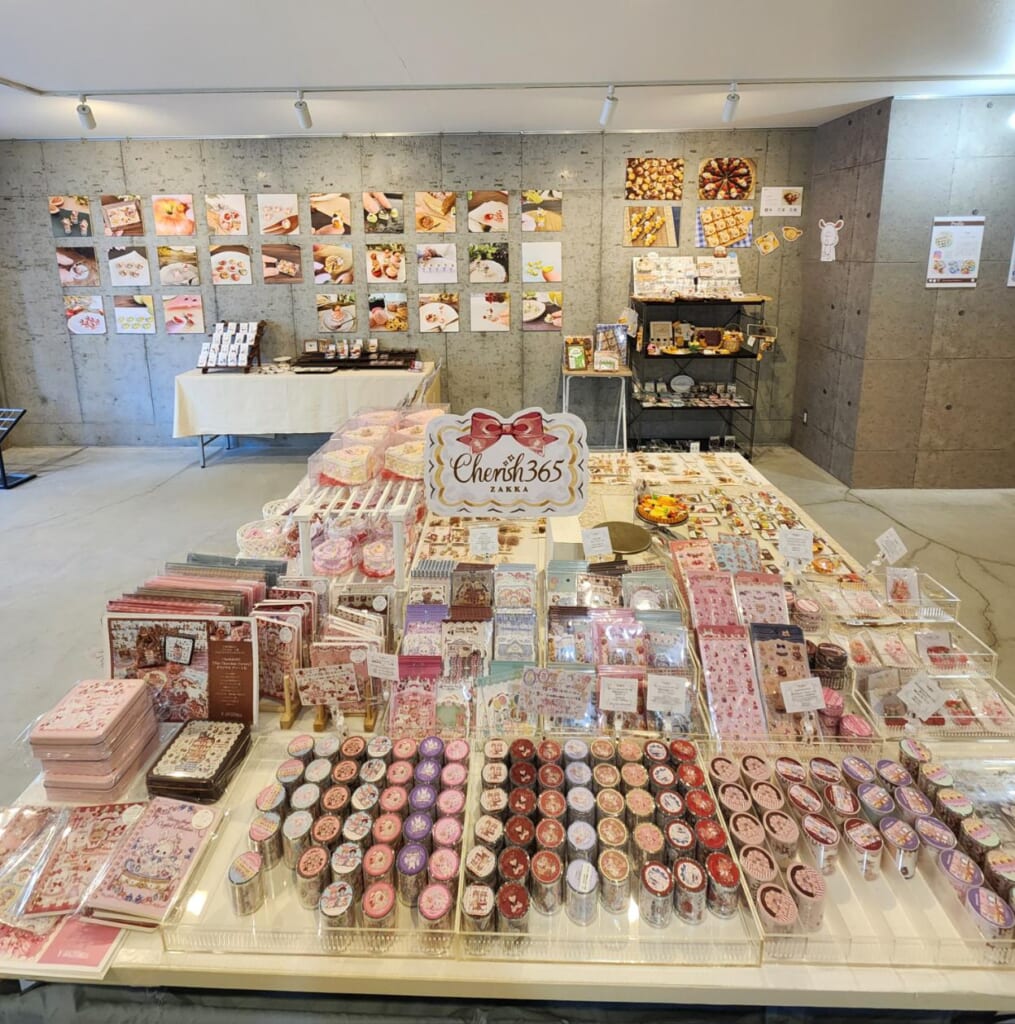 スイーツアートの世界展in名古屋 物販 シールコーナー