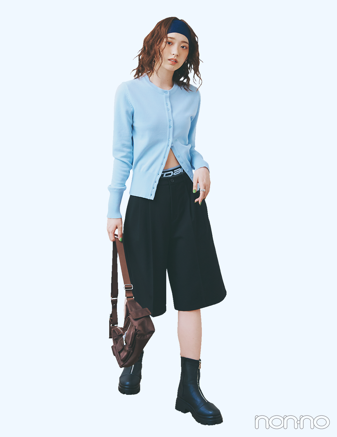【non-no web】村上なずなが着こなす大学生の毎日コーデ