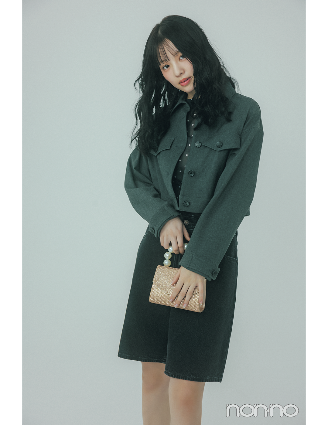 【non-no web】横田真悠が着こなす大学生の毎日コーデ