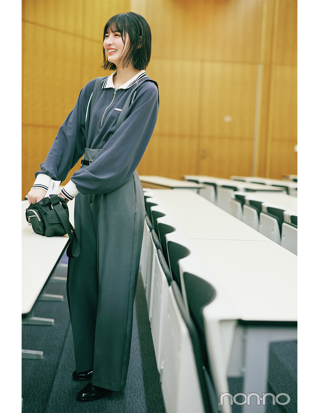 【non-no web】小坂菜緒が着こなす大学生の毎日コーデ