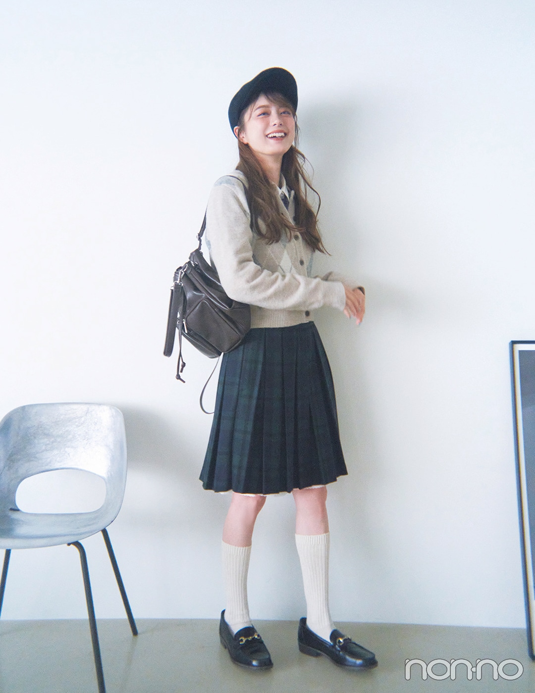 【non-no web】紺野彩夏が着こなす大学生の毎日コーデ