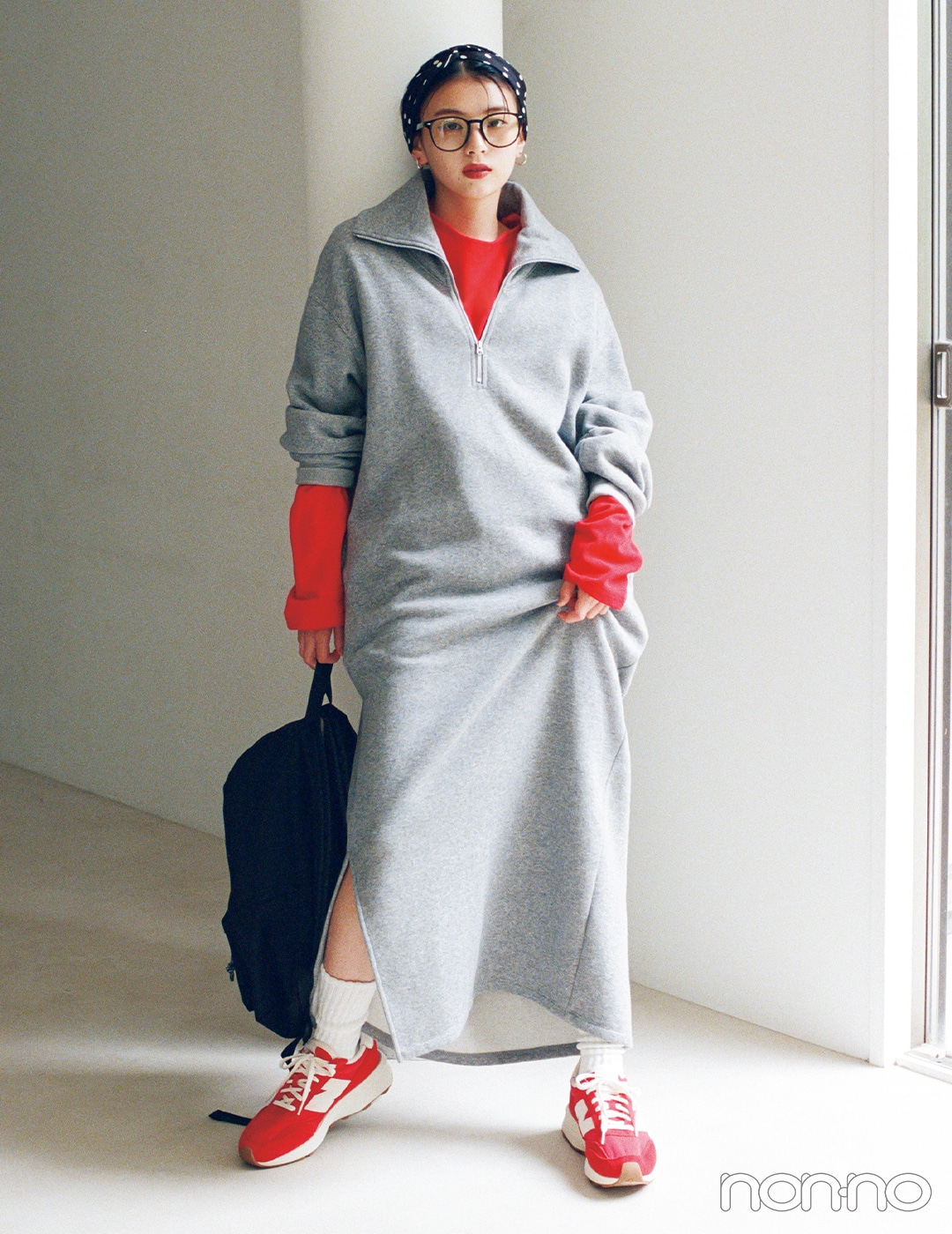 【non-no web】出口夏希が着こなす大学生の毎日コーデ