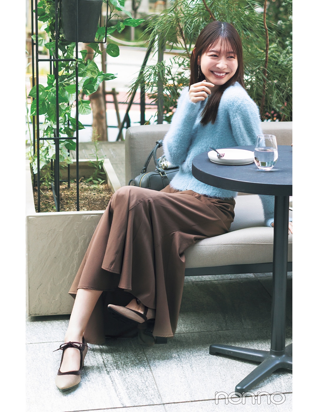 【non-no web】岡本夏美が着こなす大学生の毎日コーデ