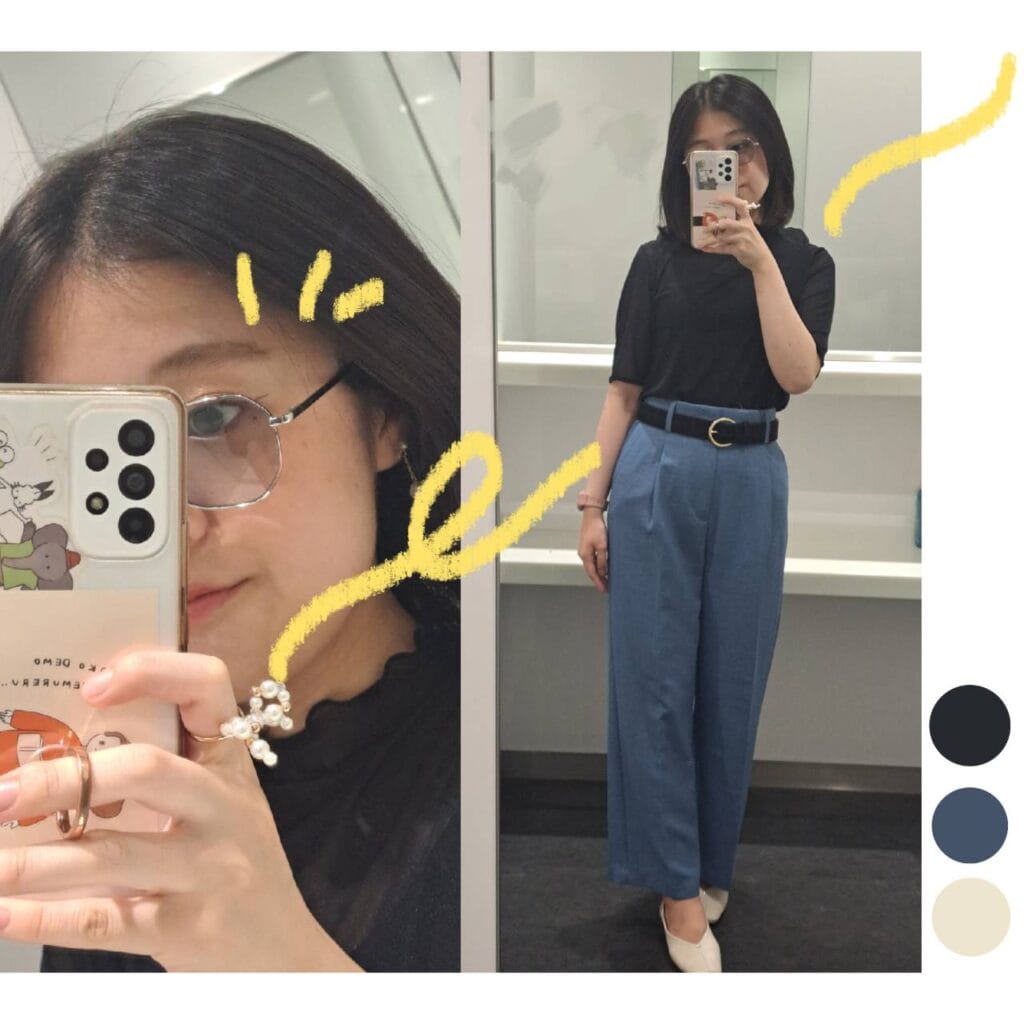 大学生コーデ　夏コーデ　35度　服装GU　サングラス