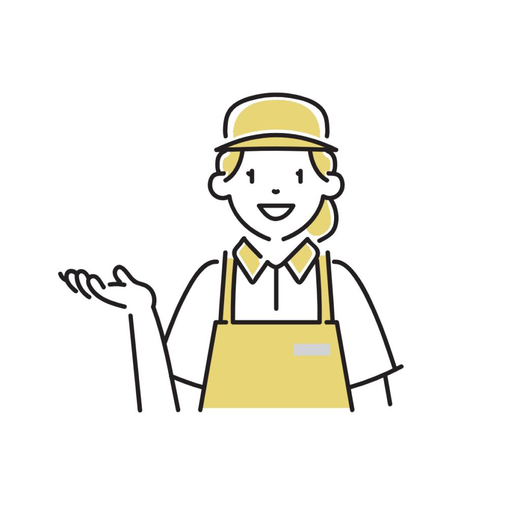 飲食店　スタッフ　イラスト