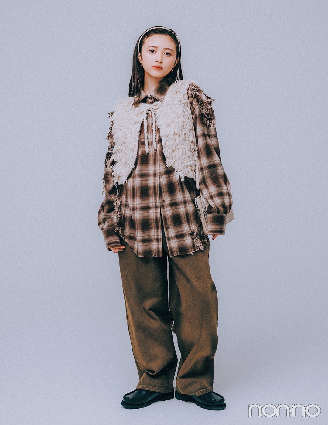 【non-no web】井上和が着こなす大学生の毎日コーデ