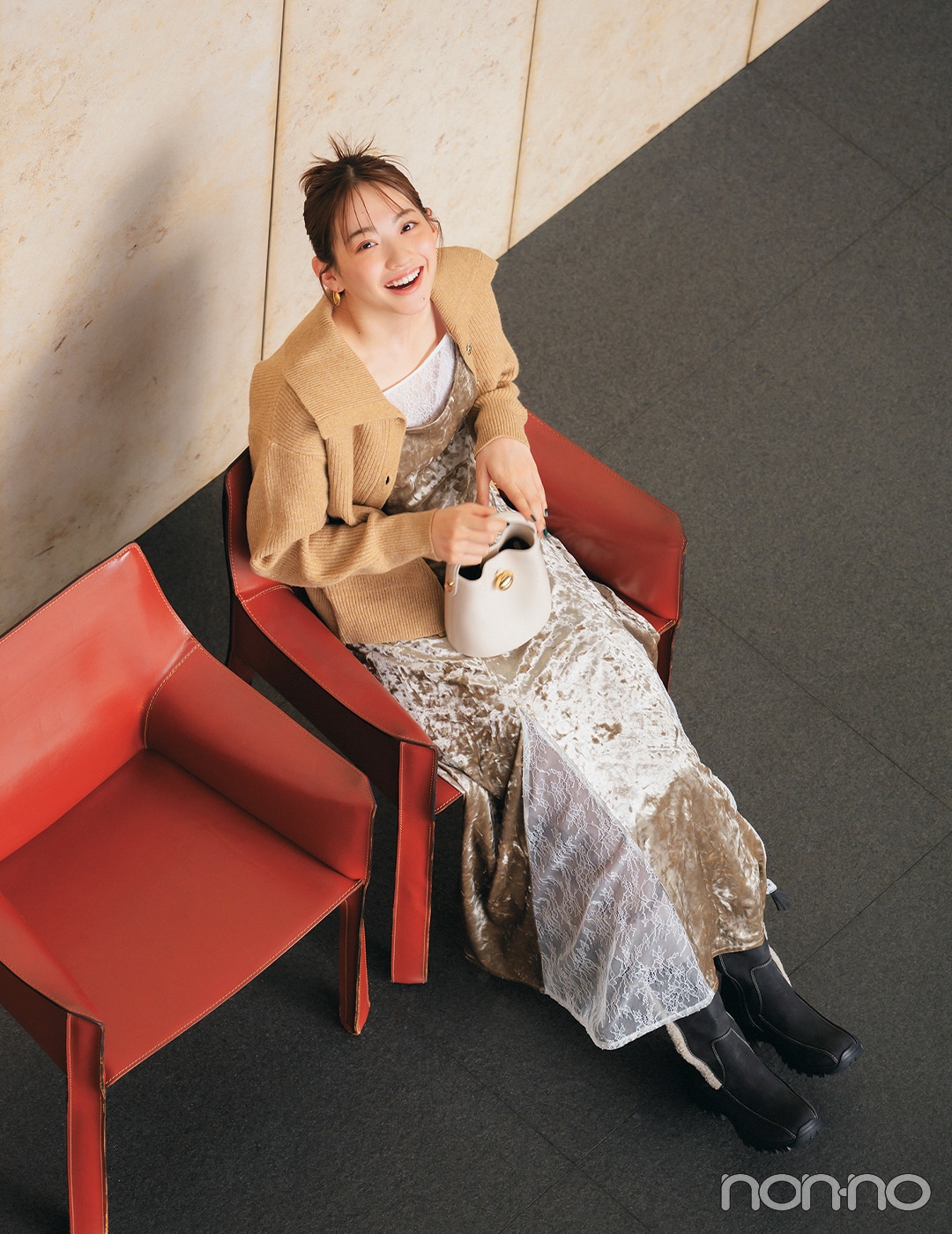 【non-no web】村上なずなが着こなす大学生の毎日コーデ