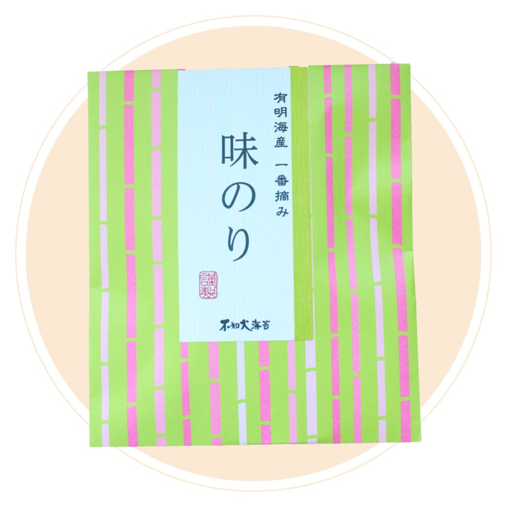 『不知火海苔』の「味のり レインボー」￥594