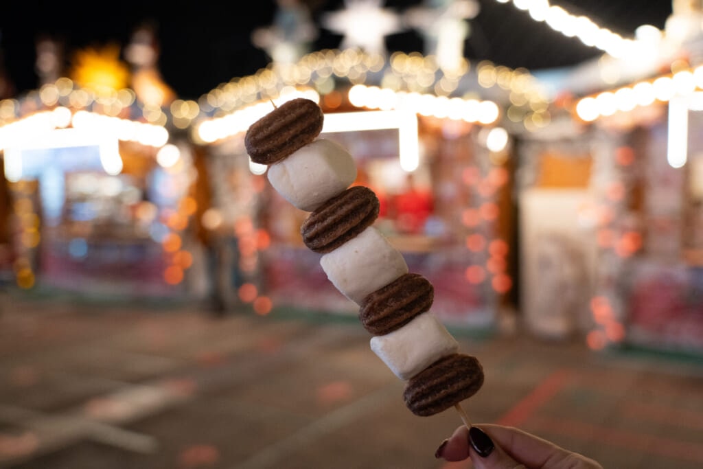 東京スカイツリータウン クリスマスマーケット チョコレートマシュマロチュロス