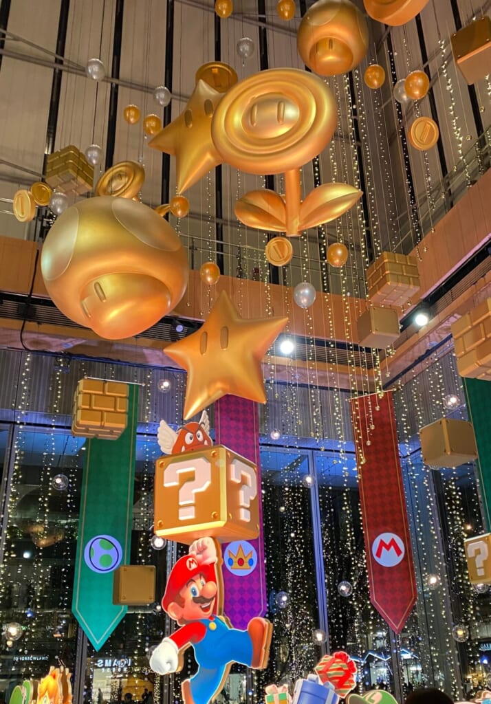 東京イルミネーション 丸の内イルミネーション マリオの巨大ツリー