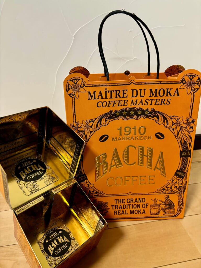 Bacha Coffee (バシャコーヒー)　紙袋　化粧箱
