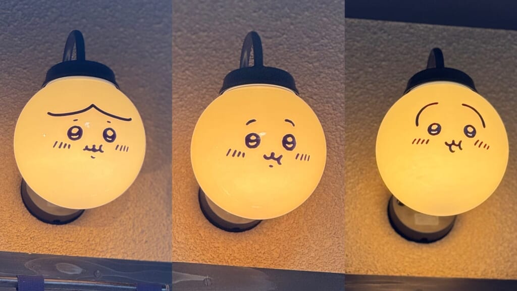 ちいかわもぐもぐ本舗川越 外観ライト