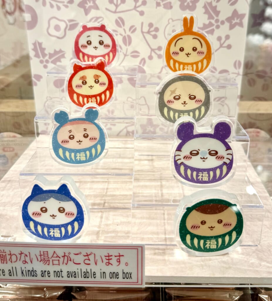 ちいかわ 埼玉川越もぐもぐ本舗グッズ「トレーディングだるまなゆらゆらアクリルスタンド」