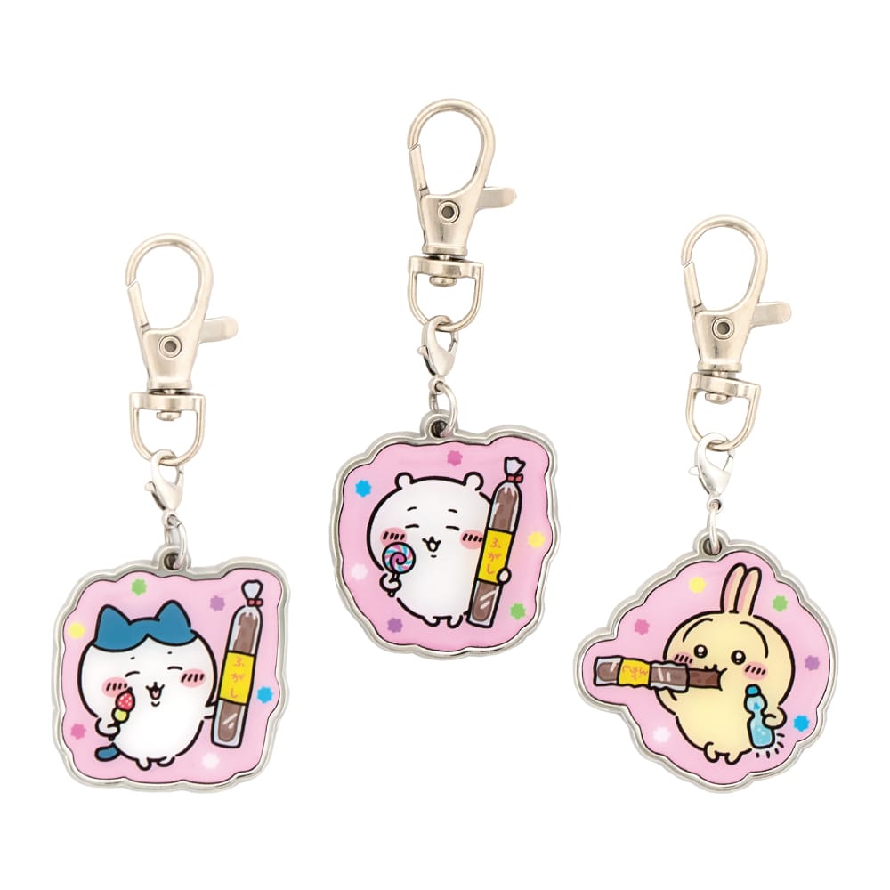 ちいかわもぐもぐ本舗埼玉川越グッズ「メタルチャームキーホルダー お菓子」