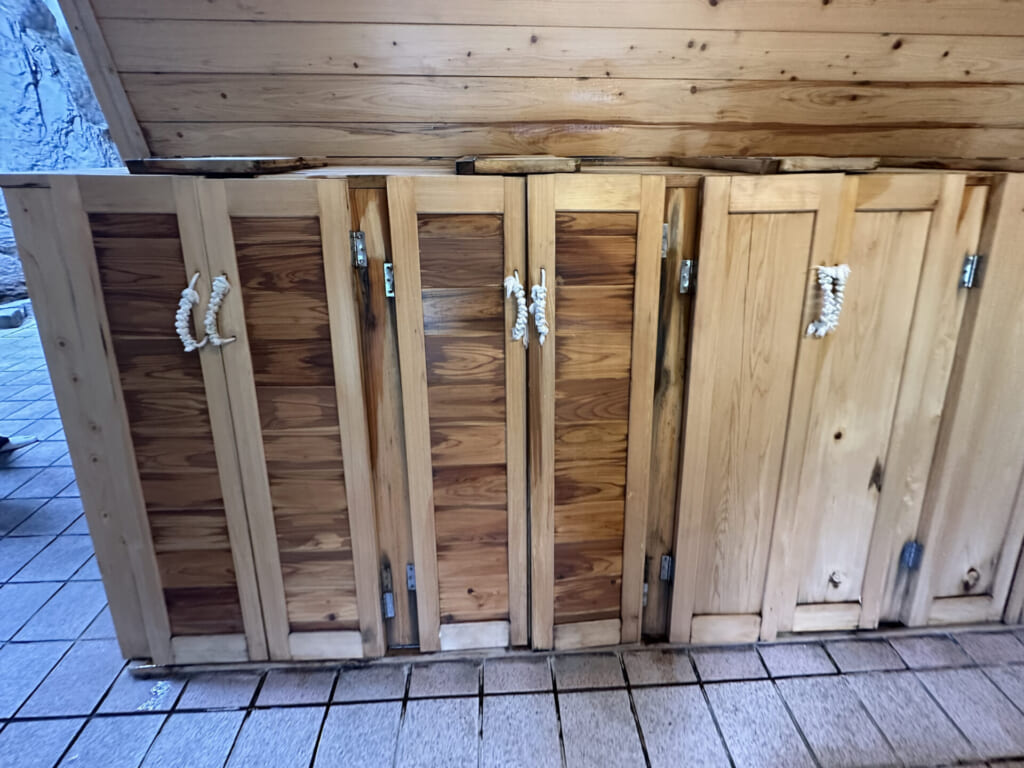 熊本県小国町　蒸気サウナ　外観