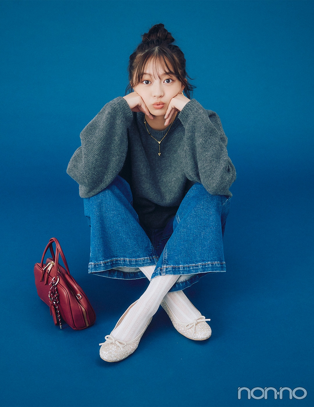 【non-no web】佐藤和奏が着こなす大学生の毎日コーデ