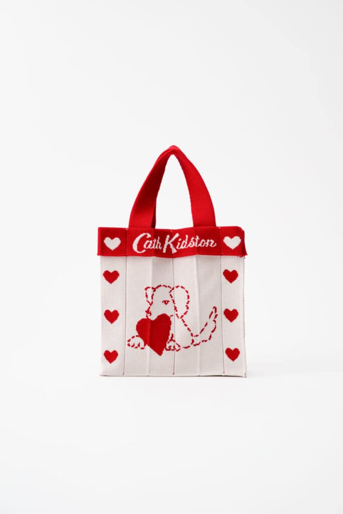 CK×KNT365 Co-Knitty Heart Dogのレッド