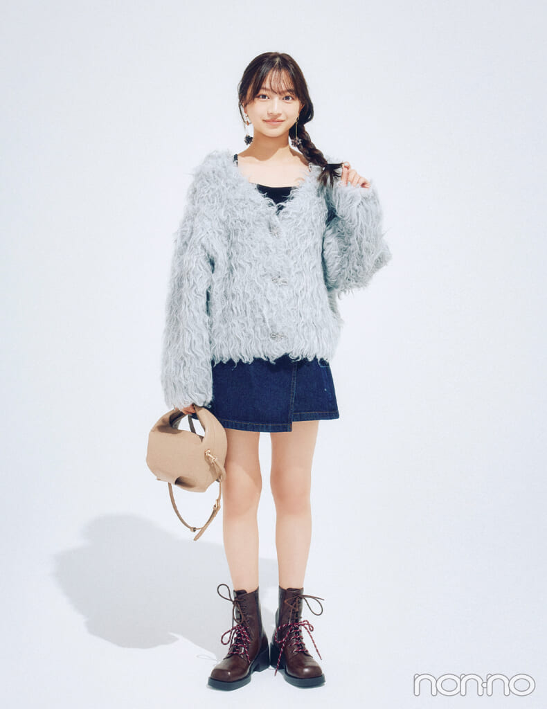 【non-no web】佐藤和奏が着こなす大学生の毎日コーデ