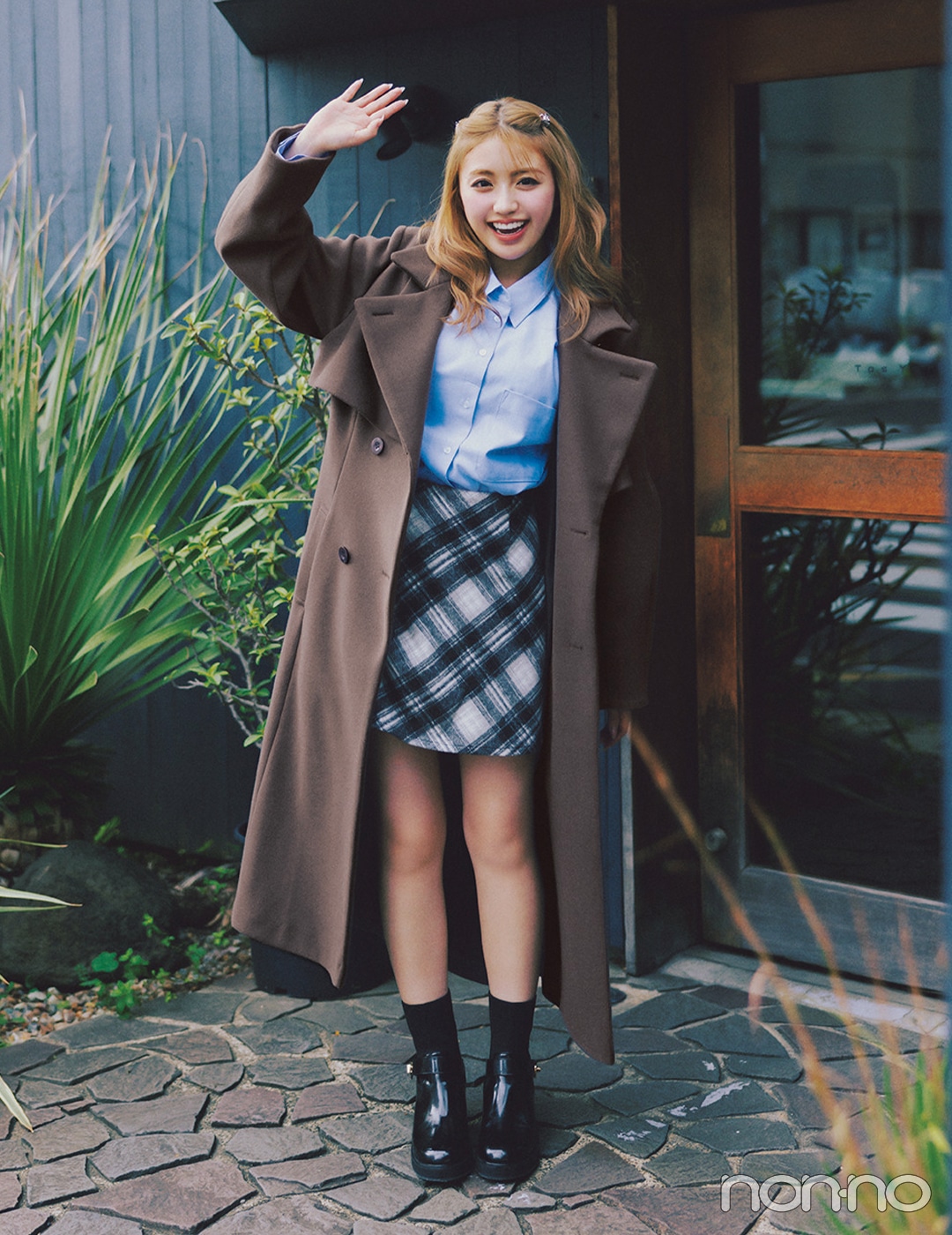 【non-no web】香音が着こなす大学生の毎日コーデ
