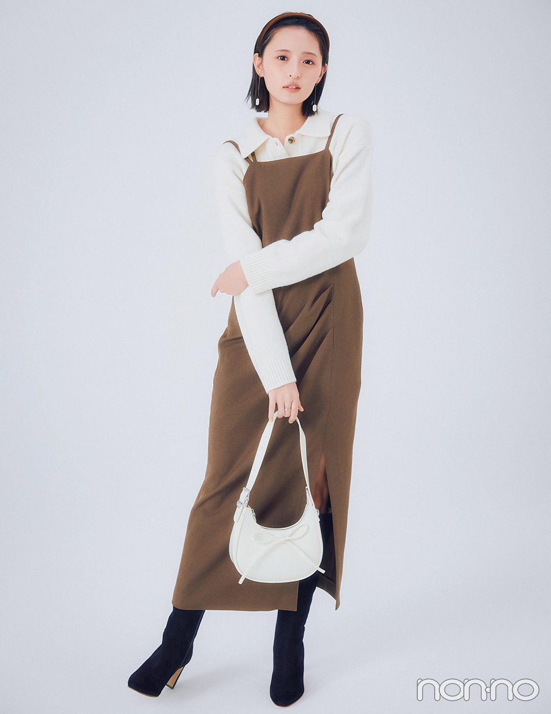 【non-no web】遠藤さくらが着こなす大学生の毎日コーデ