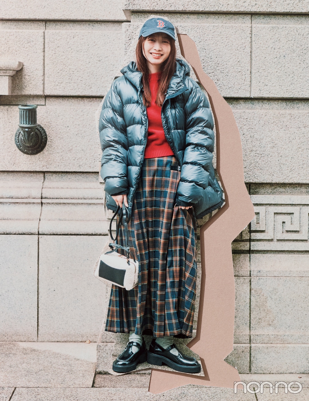 【non-no web】岡本夏美が着こなす大学生の毎日コーデ