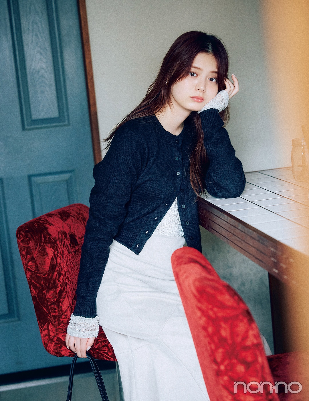 【non-no web】紺野彩夏が着こなす大学生の毎日コーデ