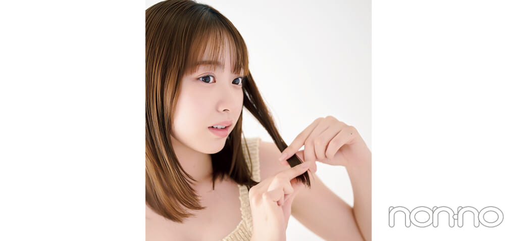 村上なずなのみるきー肌、みるきー髪プロセスカット3-4