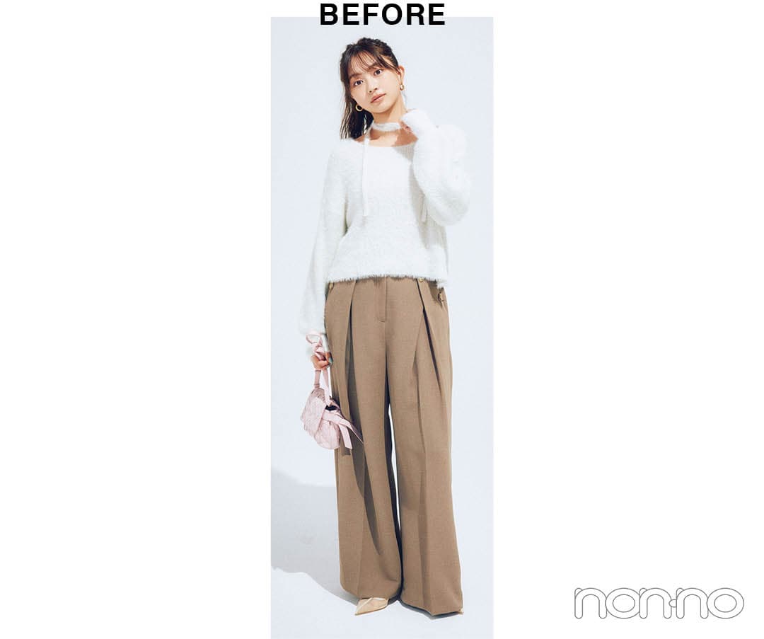 佐藤和奏のニット着やせモデルカット3