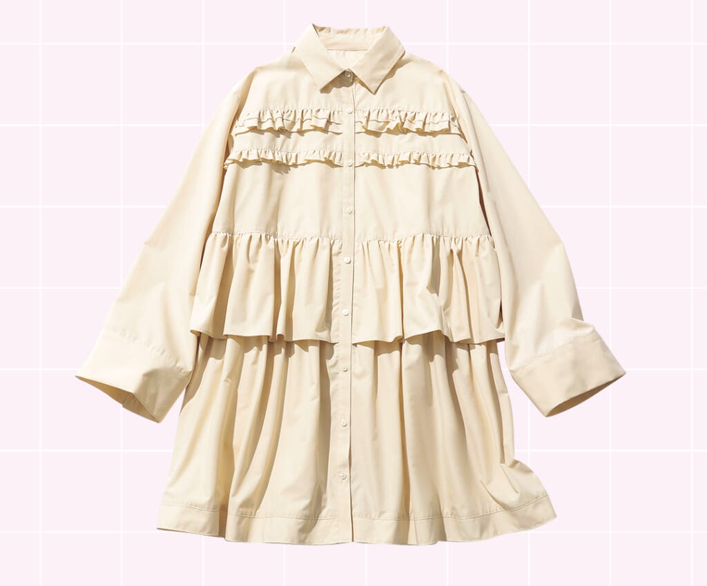 Olu.シャツミニワンピ