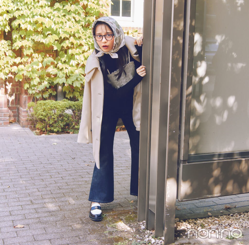 林芽亜里の大学生着回しモデルカット3-3