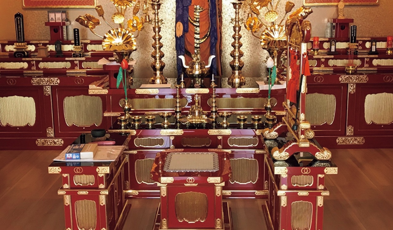 『ノヨリ』が製造した地蔵院の錺仏具