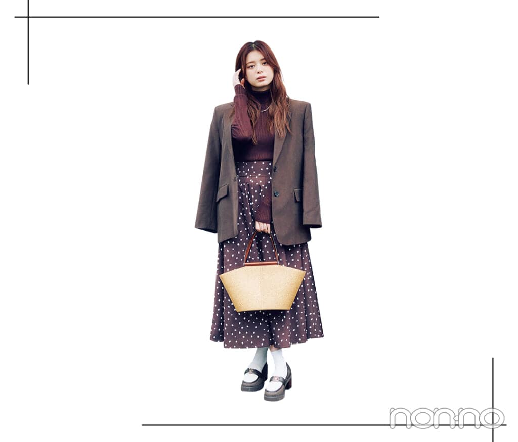 2026年1・2月合併号の紺野彩夏　撮影／森脇裕介