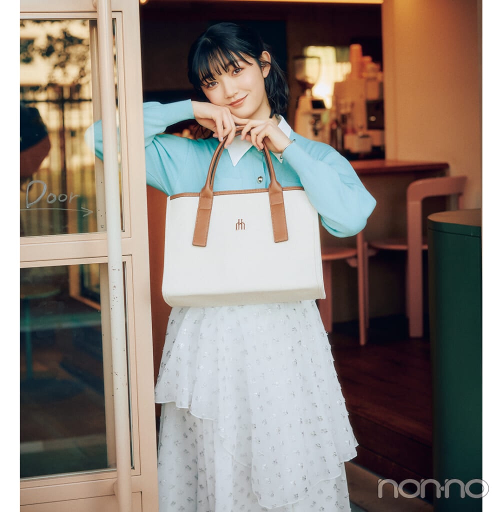 小宮山莉渚の通学バッグキャンバス地11-1