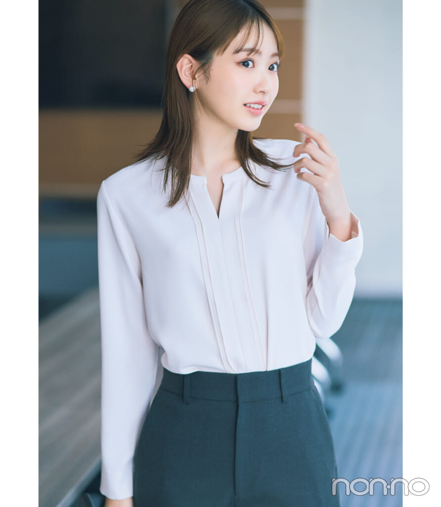 新社会人におすすめの「&ress」のブラウス