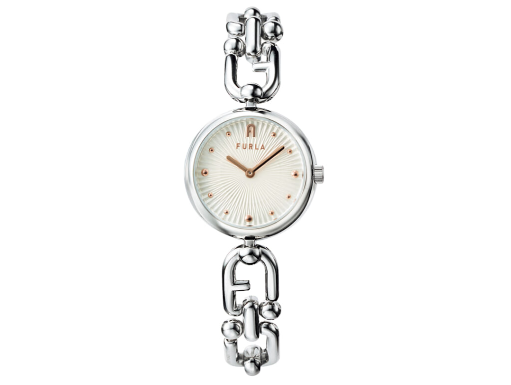 フルラのチェーンベルト腕時計