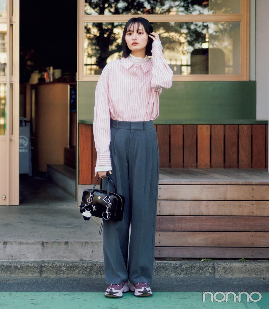 遠藤さくらの新学期ワードローブモデルカット10-3