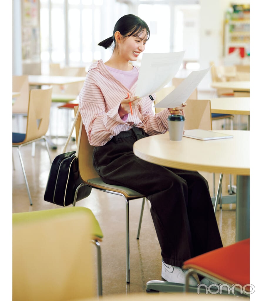 遠藤さくらの新学期ワードローブモデルカット4-5