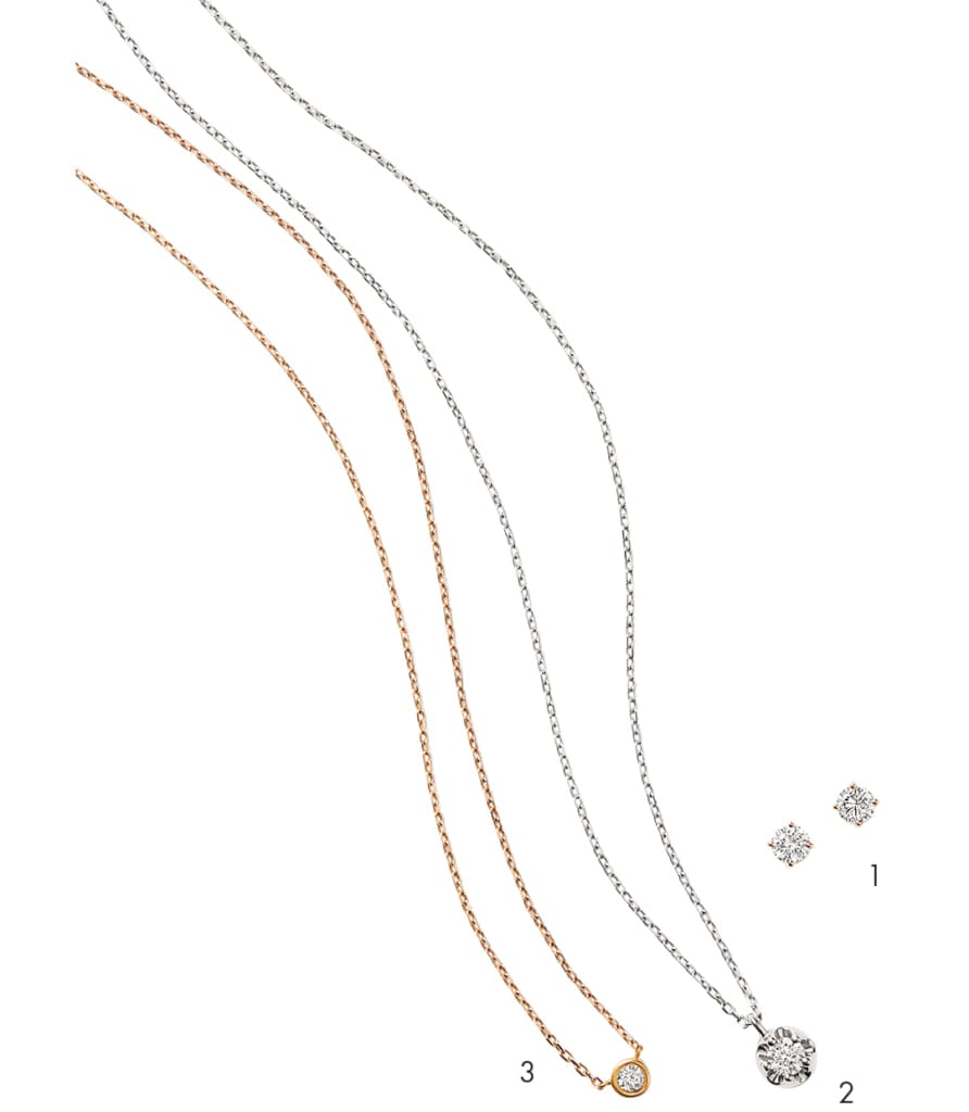 20代女性のプレゼントにもおすすめのジュエリー 4℃のダイヤのネックレス