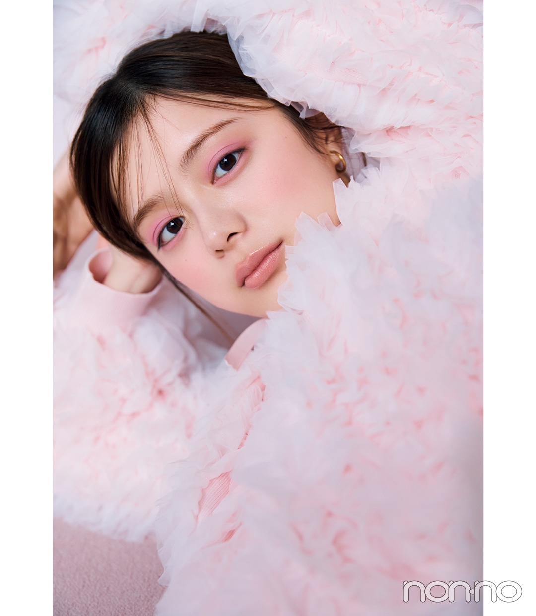 紺野彩夏のベビ甘ピンクメイク