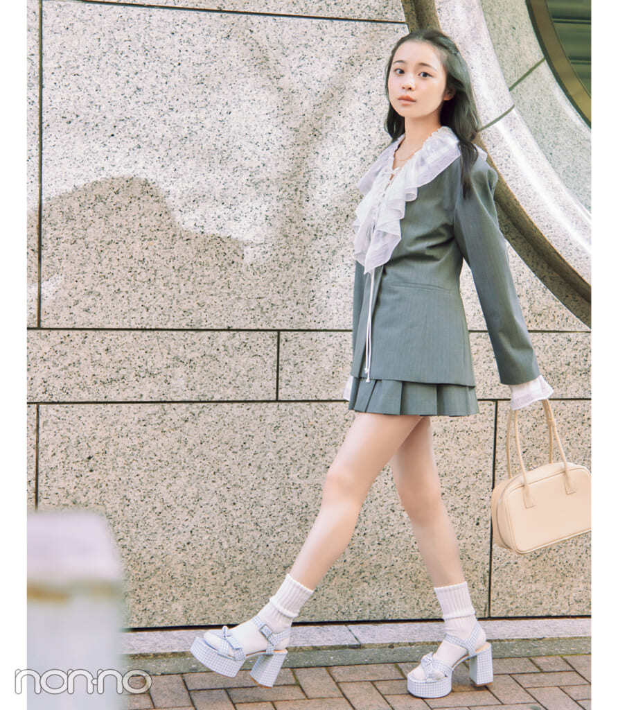 林芽亜里のセットアップモデルカット1-5