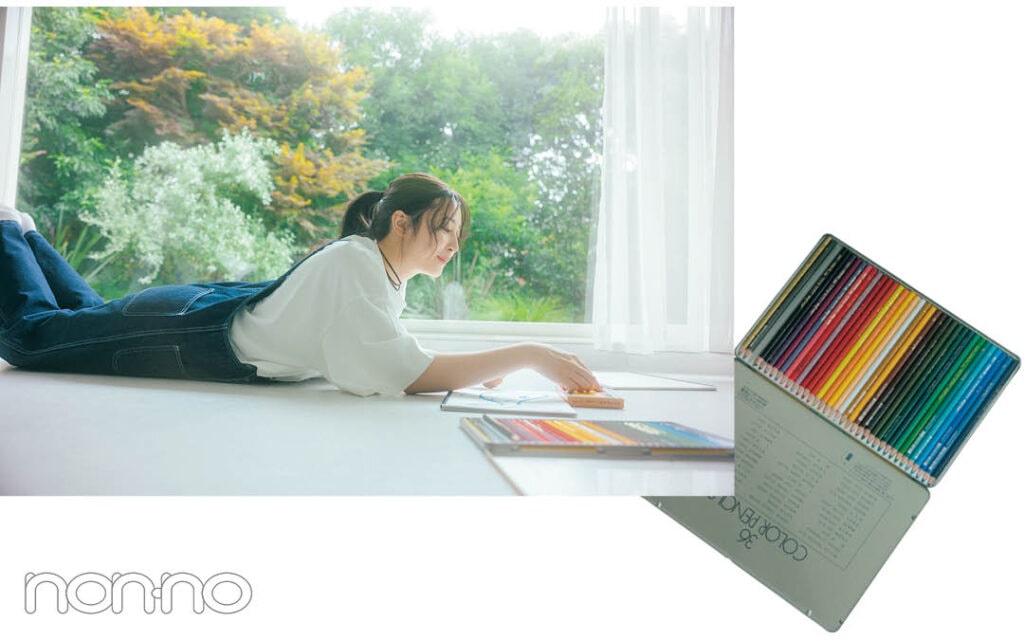 お絵描き中の井上和3