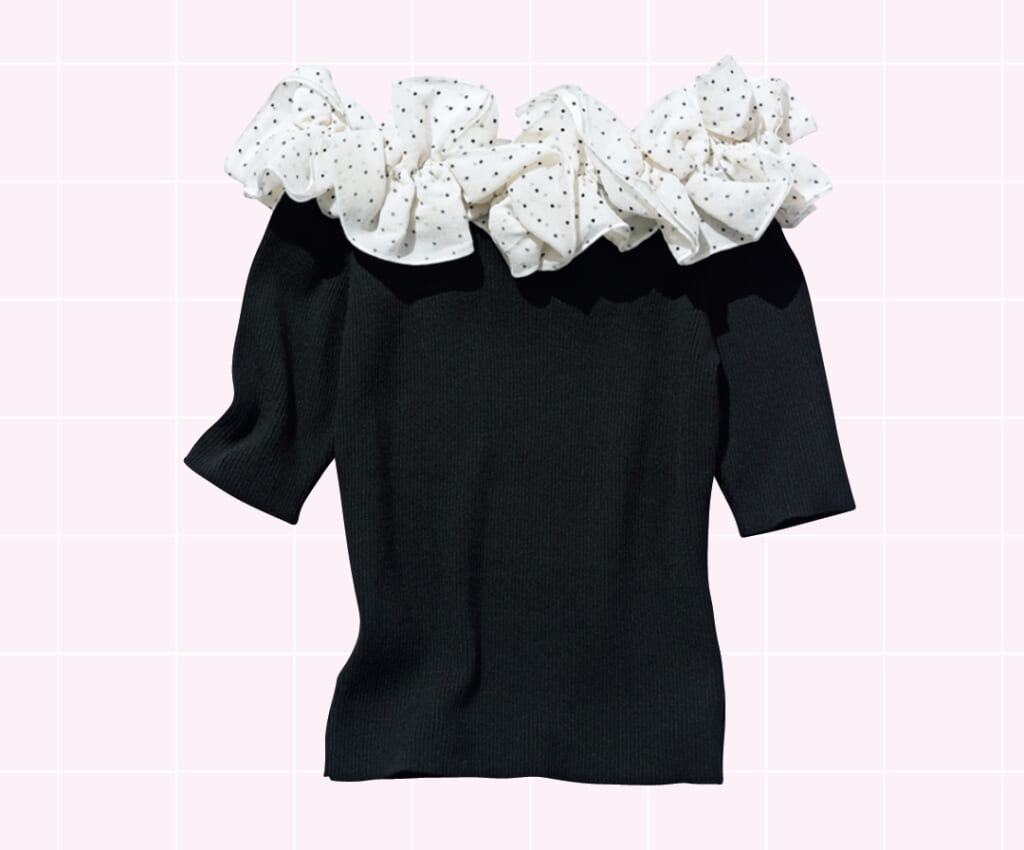 MERCURYDUO 花びらフリルトップス