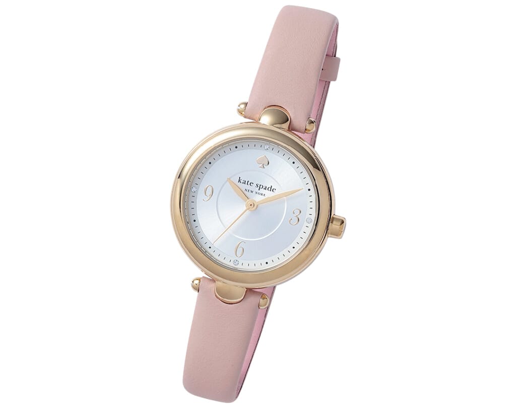 kate spade new yorkのレザーベルトの腕時計