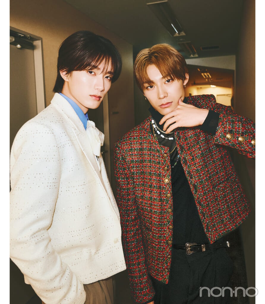 映画『純愛上等!』出演の山中柔太朗(M!LK)さんと髙松アロハ(超特急)さん