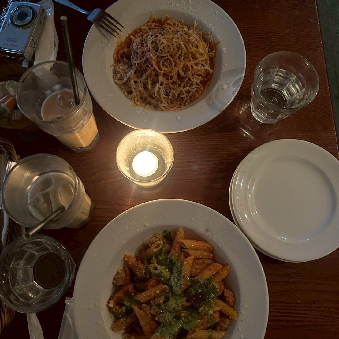夜ご飯に食べたパスタ